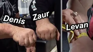 Denis vs Zaur vs Levan Wrist Size Comparison!