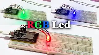How to use an RGB LED with an ESP32 🔴🟢🔵
