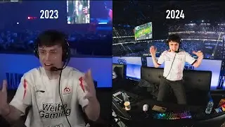 Caedrel Reacts to T1 winning Worlds 2023 vs 2024