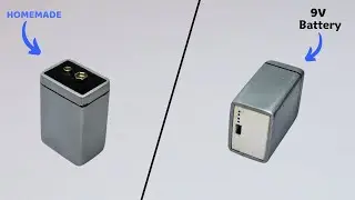 How To Make Rechargeable 9V Battery From PVC Pipe At Home