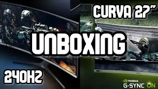 🚀✨ Unboxing Monitor Samsung Gaming Curvo 27