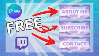 How to create FREE and EASY Twitch panels and MORE on Canva | Jempanada