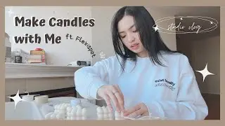 Make Candles with Me ft. FLEXISPOT | Glaire Cartago