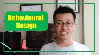 Behavioural Design - To develop good habits and minimize bad ones