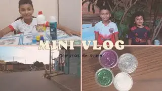 Material de Slime - mini vlog!