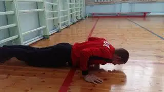 100 ОТЖИМАНИЙ за раз.