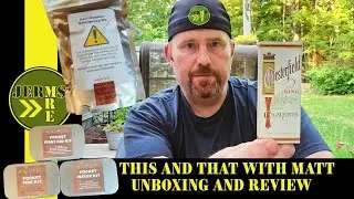 Unboxing, Survival Kit Review & Smoking Vintage Cigs!! Delivery from This and That with Matt!!