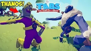 Totally Accurate Battle Simulator - THANOS 1v10 Every Powerful Unit! (TABS)