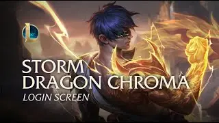 Storm Dragon Lee Sin Chroma | Login Screen - League of Legends