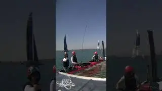 CANADA CRASH IN TO THE MARKER IN ABU DHABI 😲⛵️ 