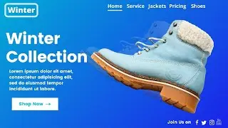 Creative Landing page design using html css