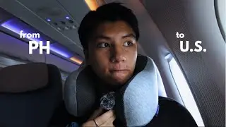 flying alone from the Philippines to the U.S.
