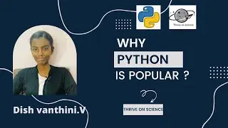 Why python is so popular language? | why python is popular than c ? | In Tamil | #thriveonscience