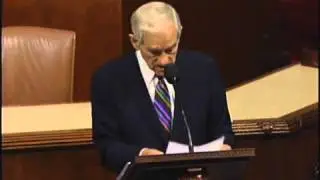 Congressman Ron Paul's Farewell Speech to Congress