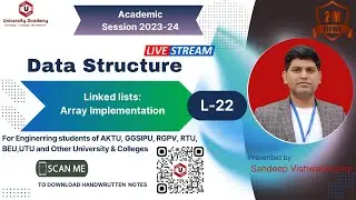 DSUC22: Linked list in Data Structure | Introduction to Linked List | Memory Representation
