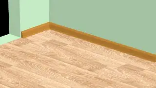 Моделирование пола и плинтуса в 3DS Max 2016. Гостиная (Урок №7)