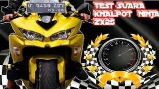 NINJA ZX25-TEST SUARA KNALPOT motor kang indra