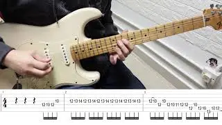(TAB) YOASOBI - Probably たぶん 或許 guitar solo cover by Eric Lo