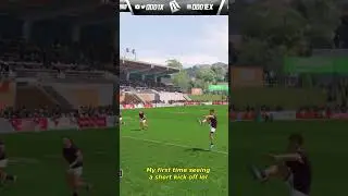 Learning a kick-off from someone online 😂