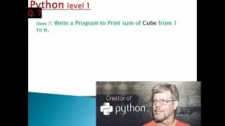 Write a program to print Sum of CUBE from 1 To n . using While loop in python by with asifkbs25 ||Q7