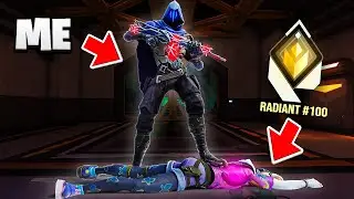 Making Top 100 Players RAGE... Console Valorant