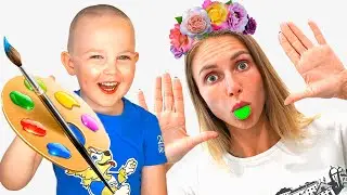 Wow Max pretend play and funny game with ice cream