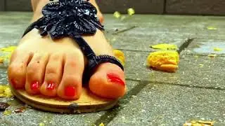Big sandals crush