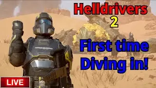 🔴LIVE - Helldrivers 2 - My first time Diving in!