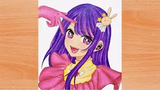 Hosino - Step by step | How to draw Hosino AI