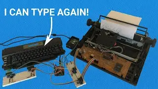 I can finally type on my typewriter computer