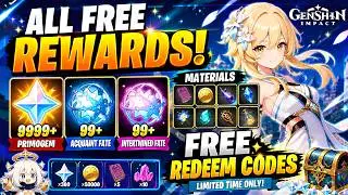 GENSHIN IMPACT FREE REDEEM CODES 🎁 Claim Primogems & Rewards Now!