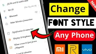How to change font style in Android device | Font style app | Aman tech bd