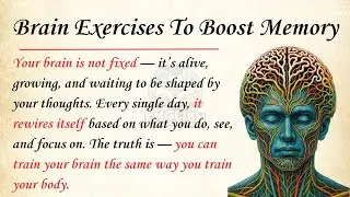 Brain Exercises to Boost Memory, Focus & Mental Power || Graded Reader || Improve Your English✅️