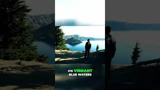 Crater Lake - America's Deepest Lake Revealed #lake #facts #viralshort #viralshorts