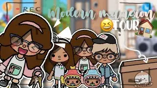 Modern mansion tour!!!! || everything toca