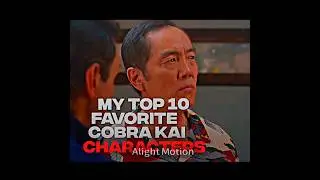 My Top 10 Favorite Cobra Kai Characters #cobrakai #netflix #fyp #edit #shorts