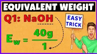 Equivalent Weight | How to calculate equivalent weight ?