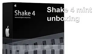 Unboxing a brand new, unopened copy of Apple Shake