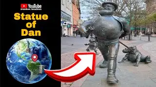 I found the Statue of Dan in despair on google earth #map #earth #googleearth #yt