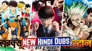 TOP 5 NEW ANIME IN HINDI DUB ON YouTube & Crunchyroll