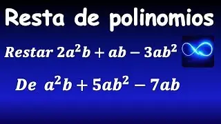 81. Subtraction of polynomials, with two variables and exponents, VERY EASY