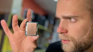 Скальпируем i5 13600K (под припоем) и стачиваем кристалл! 😱 -7 градусов! \ Die lapping i5 13600k 🔥