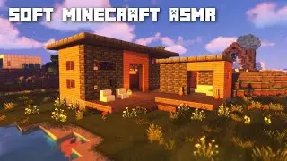 Minecraft ASMR | Building a Modern Tiny House 🏠 with a soft and gentle voice for sleep & relaxation