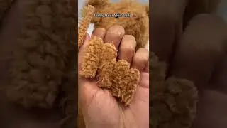 Real Teddy Bear Skin Nails 🧸💅🏽 Poor Teddy is not happy about this idea 🐻 