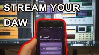 Listen to your DAW in real time on your mobile // stream audio live to your mobile