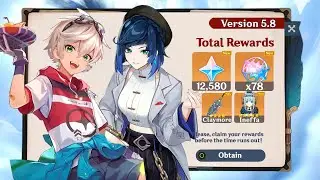 EVERYTHING YOU NEED TO KNOW ABOUT 5.8: Free Rewards, New Reaction, Columbina & More - Genshin Impact