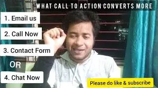 What are the types of call to actions, that converts the most