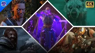 God of War: Ragnarok – All Boss Fights (4K Ultra HD)