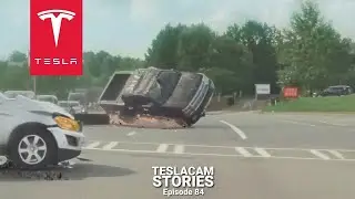 TESLA AUTOPILOT SAVES, FAILS AND CRASHES 2021 | TESLACAM STORIES #84