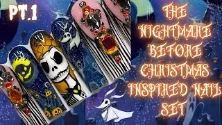 THE NIGHTMARE BEFORE CHRISTMAS INSPIRED PRESS ON NAILS !